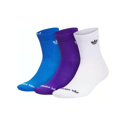 Adidas Originals Trefoil 2,0 3 пачки носков High QUARTER носки до колена унисекс 3 пачки
