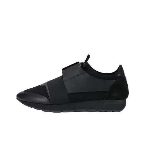 Balenciaga Runner Low Топ Повседневная обувь Мужская Черная