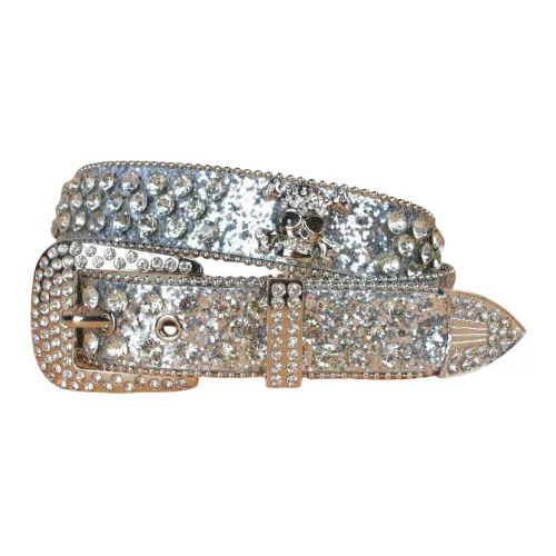 Emperor Penguin ПУ (полиуретан) Rhinestone Кожаные ремни Женские 3,3 см