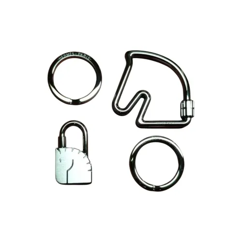 HERMES Нержавеющая сталь Брелоки Мужской Серебряный 1 Серебряный 2 Серебряный 3