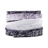 Омбрэ Черный Кокосовый Зеленый Цветочный Дизайн Пара