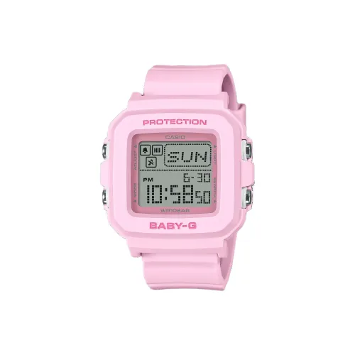 CASIO BGD 10 Collection Кварцевый механизм Смольный ремешок Часы Унисекс Серый циферблат