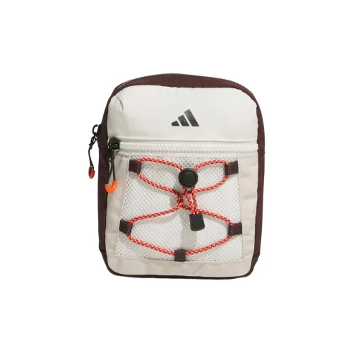 Adidas Сумки через плечо Нефритовый белый & Бокситовый коричневый & Темно-серо-коричневый Унисекс