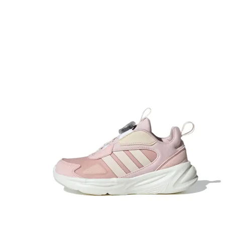 Adidas Ozelle Детская беговая обувь Низкий топ Песочно-коричневый Розовый/Чудесный белый/Нефритовый белый Kids