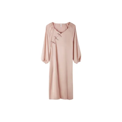 Xuan Liang Ночная сорочка Женская Розовое шампанское