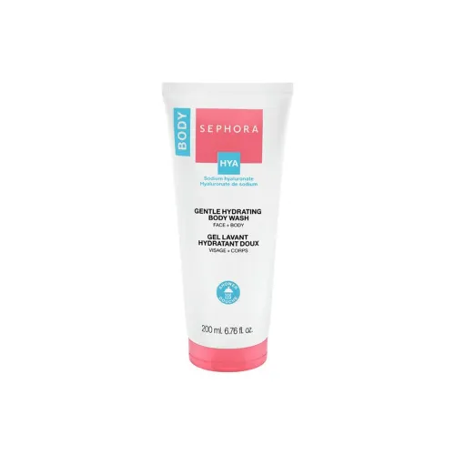 Sephora Hydrating Мягкий Гель для душа увлажняющий очищающий успокаивающий 200 мл 200*5
