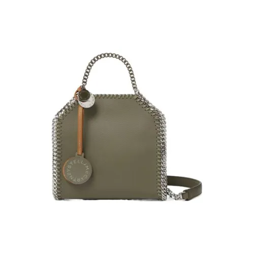 Stella McCartney Falabella Хлопок Тоут Сумка Сумка для покупок Сумка Мини Женская Хаки Зеленая