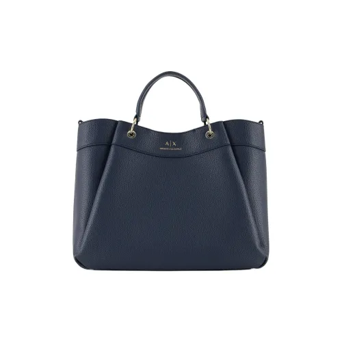 ARMANI EXCHANGEAE Полиуретан Тоут Сумка Сумка для покупок Сумка через плечо Сумка Большая Женская Морской Синий