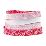 Градиентный красный Пейсли, одна пара