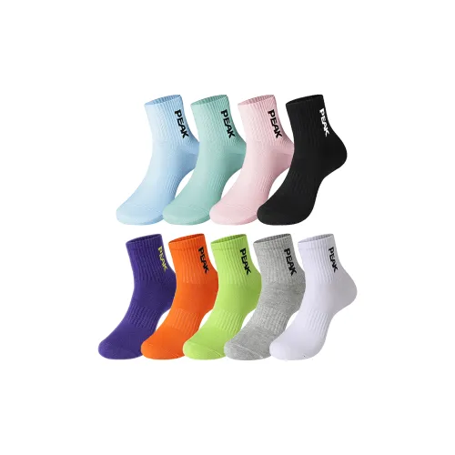 PEAK Носки Crew Унисекс 9 Двойной Пачка