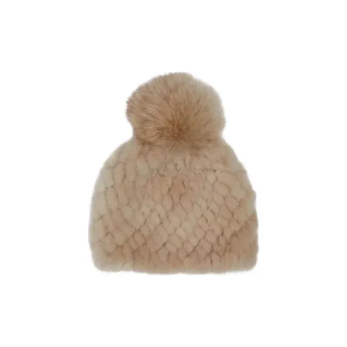 MaxMara Полиэстер Beanies Женские Бежевый