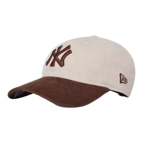 New Era Вельветовые Кепки Унисекс Белые