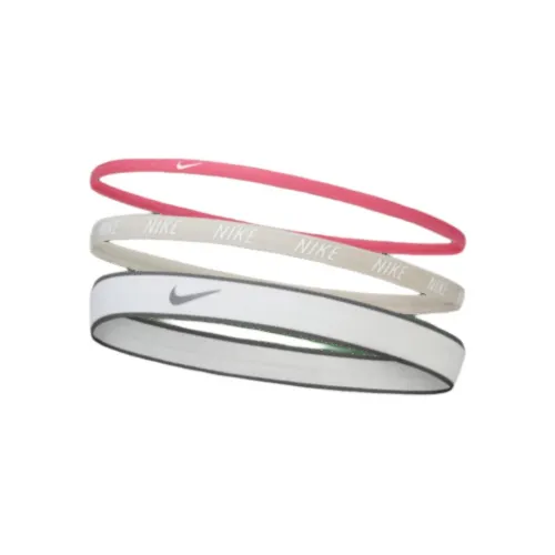 Nike Полиамид Резинки для волос Унисекс Астра Розовый Светло-Железо Серый Белый