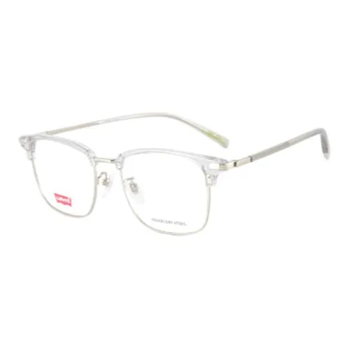 Levi's TR Памятный пластик Сплав Квадратные Оправы для очков Унисекс Светлый Серебристый Глубокий Серый Серебристый Темный Серый