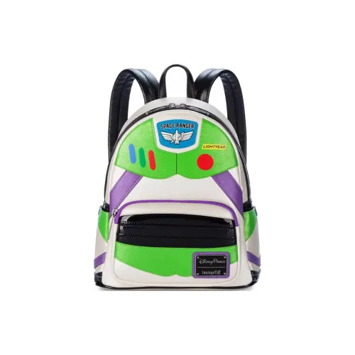 Disney Полиуретан Рюкзак Мини Унисекс Белый Зеленый Фиолетовый Многоцветный