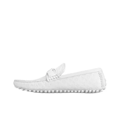 LOUIS VUITTON Hockenheim Лоферы с резиновым подошвой Мужской Белый