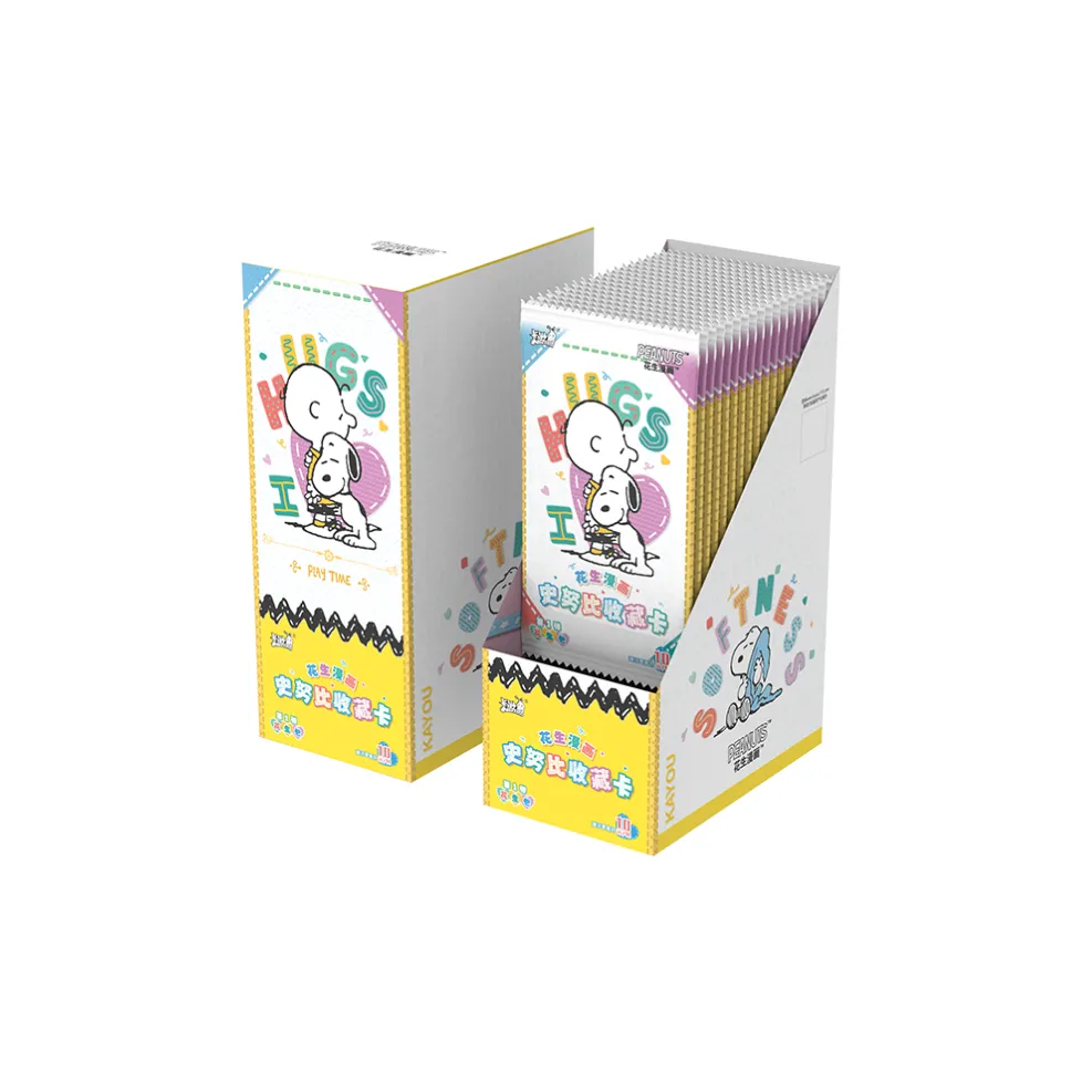 KAYOU Snoopy Арахис Комикс Коллекционная карта Арахис Сумка First Release IP Аниме Карточки 18 Пачек Коробка