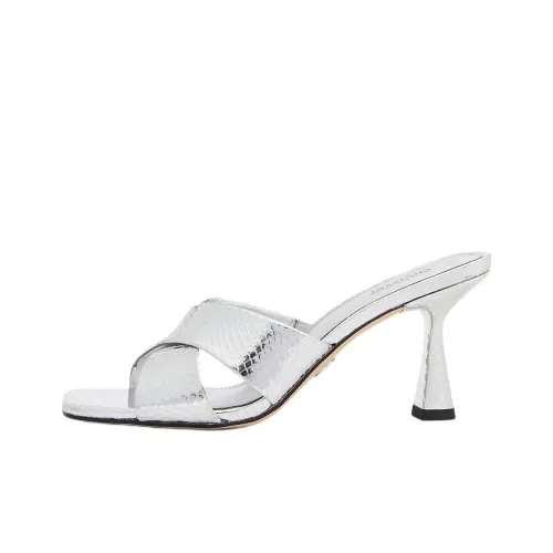 MICHAEL KORS Clara Слипоны 8,9 см Женские Серебряные