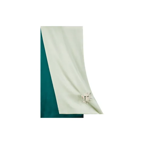 WENSLI Вышитый платок чай цветочный дизайн Valley шелковый шарф женский