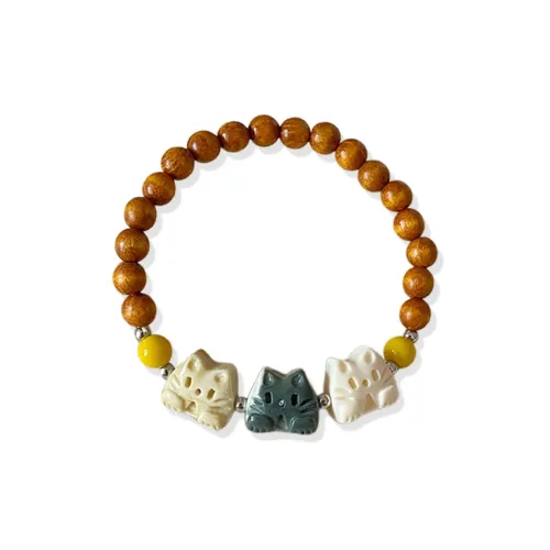 WANLIACC Браслет с бусинами из сплава "Kitten" унисекс