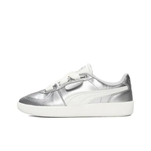 PUMA Palermo Женские повседневные туфли Серебристый Белый Женские