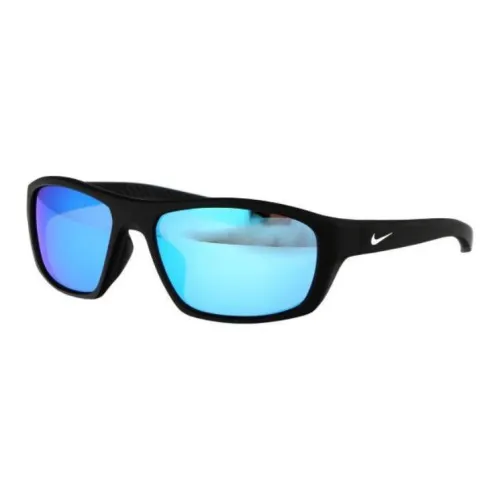 Nike Ацетат Прямоугольные Солнцезащитные очки Женские Черные