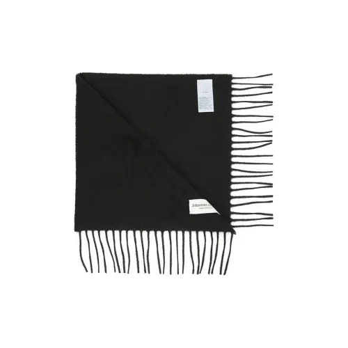 JOHNSTONS OF ELGIN Кашемир Вязаные Шарфы Унисекс Черный
