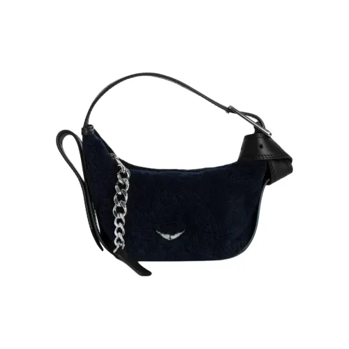 Zadig Voltaire Sheepskin Одно Плечо Сумка Экстра Маленькая Женская Черная