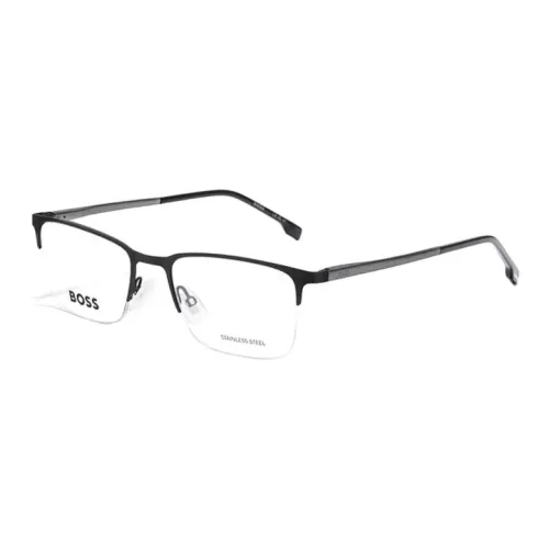 HUGO BOSS Металл Квадратные Оправы для Очков Мужские Черные
