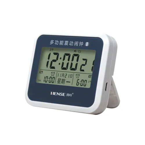 HENSE Электронный Механизм ABS Будильник Унисекс Серый HA07