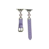 Цветочный дизайн и кожа браслет ~ фиолетовый