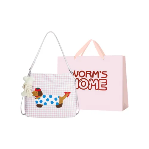 Worm's Home Холст Рюкзак Сумка через плечо Стандартная Женская Многоцветная