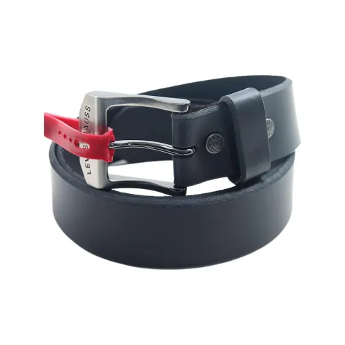 Levi's Кожаные ремни Мужской Черный Ширина 4CM