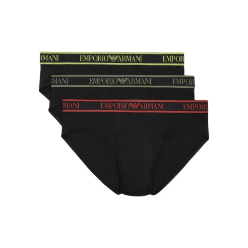 EMPORIO ARMANI Трусы Мужские упаковка из 3 штук черный