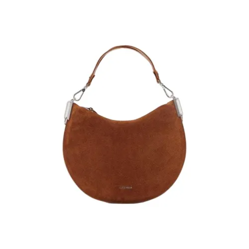 COCCINELLE Замшевая сумка через плечо средний размер женский коричневый