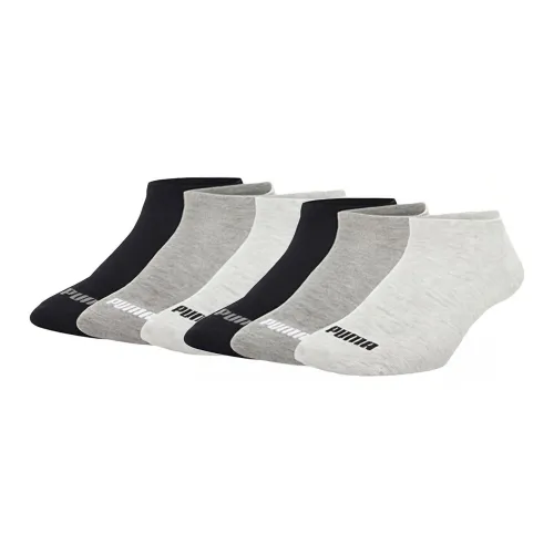 PUMA Низкие носки Унисекс Combo Set Черный Белый Серый