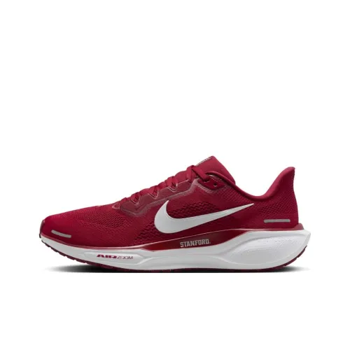 NCAA x Nike Pegasus 41 Противоскользящие устойчивые к истиранию низкий топ беговые кроссовки мужские красные