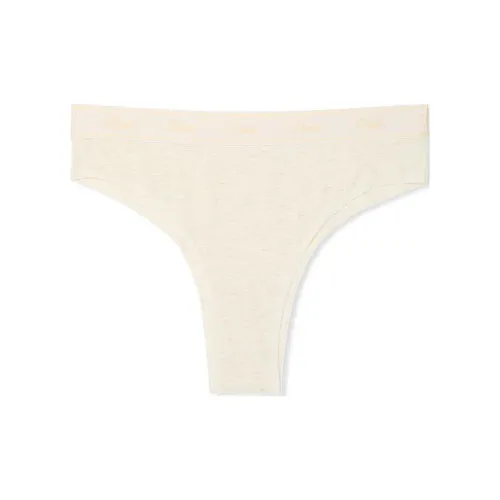 Victoria's Secret Розовый логотип Хлопок Бразильские трусы Натуральный Вереск Нижнее белье Женские 1 упаковка Вереск