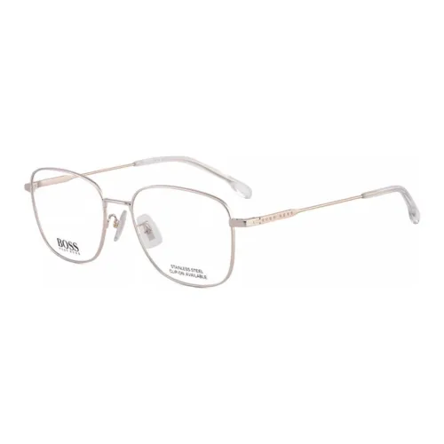 Hugo Boss Сплав Нержавеющая сталь Резина Нерегулярная форма Оправы для очков Унисекс Золото