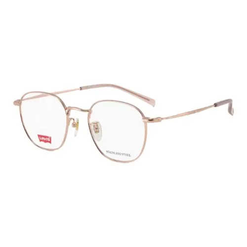 Levi's Металлический сплав Квадратные Оправы для очков Унисекс Золото