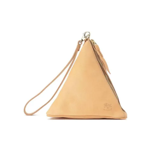 Il Bisonte Сумка из коровьей кожи Женская Бежево-коричневая