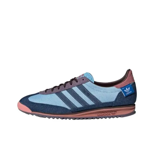 KSENIA SCHNAIDER x adidas originals SL 72 Slip-resistant Abrasion-resistant Low Top Casual Shoes Unisex Blue KSENIA SCHNAIDER x adidas Originals SL 72 Противоскользящий устойчивый к истиранию низкий топ повседневная обувь унисекс синий