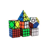 Передняя часть Row + Shaped 7-частный комплект (издание с наклейкой) + сумка для кубика Рубика