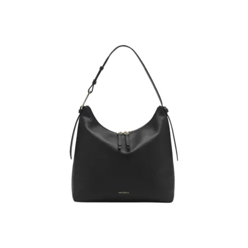 COCCINELLE GRAIN LEATHER Одно плечо Сумка Маленькая Женская Черная