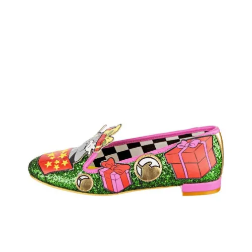 IRREGULAR CHOICE Женские повседневные туфли зеленого цвета для женщин