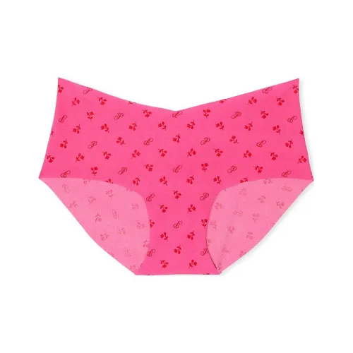 Victoria's Secret Розовый Хлопок Боковая сторона Галстук Стринг Пантика CRLFP Нижнее белье Женское 1 упаковка Розовый