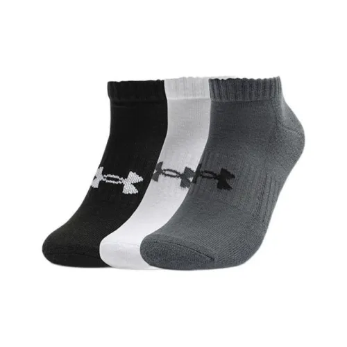 Under Armour 1 комплект 3 шт Черный+Белый+Серый Унисекс MID Носки до икры