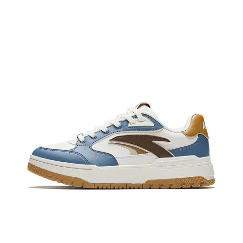 ANTA 982 Slip Устойчивый к истиранию Амортизаторы Низкий Топ Скейтбординг Кроссовки Женские Белые Синие