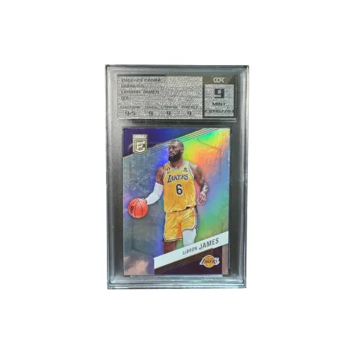 PANINI LeBron James Donruss 2022 23 Lakers COR9 Рефракционные сертифицированные карты 1 шт