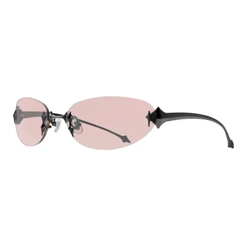 GENTLE MONSTER Металл OVAL SUNGLASSES Унисекс Черный